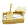 Special carved wooden 32gb usb Flash drive 16gb wooden guitar USB Flash Drivewedding gift